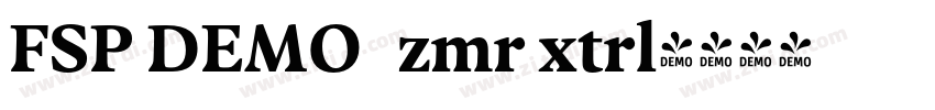 FSP DEMO   zmr xtrl字体转换
